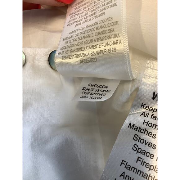 Eileen West Women's Large White Poetic Ballet Nightgown Lounging Luxury M22-18 - Picture 9 of 9